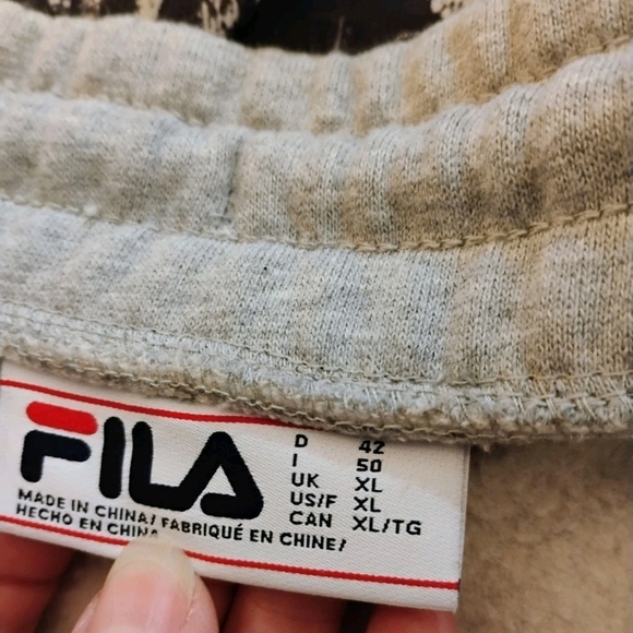 Fila Light Gray Sweatpants - Picture 7 of 11